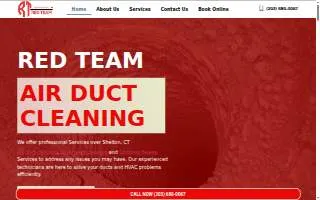 RED TEAM Air Duct Cleaning website