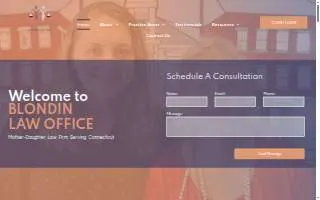 Blondin Law Office LLC website