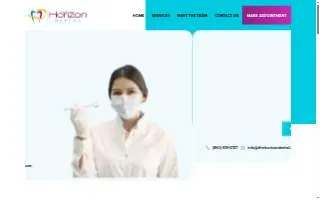 Horizon Dental of Torrington website