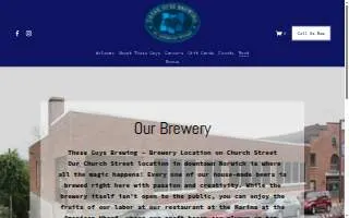 These Guys Brewing at American Wharf website