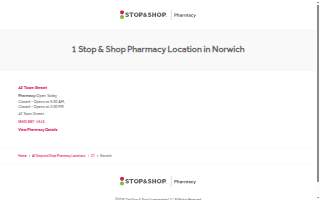 Stop & Shop Pharmacy