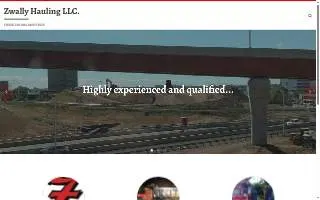 Zwally Hauling LLC. of Trumbull website