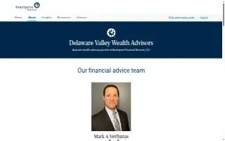 Delaware Valley Wealth Advisors - Ameriprise Financial Services, LLC of Newark website