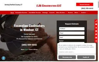 EJK Construction LLC of Glastonbury website