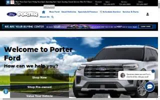 Porter Ford website