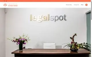 The Sharma Law Firm of Middletown website