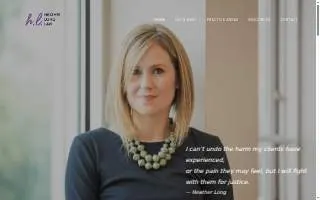 The Law Office of Heather A. Long website