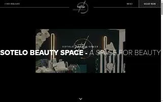 Sotelo Beauty Space website