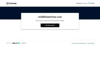 Middletown HVAC website