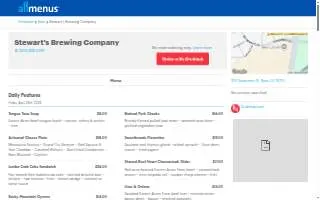 Stewart's Brewing Company website