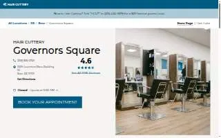Hair Cuttery of Bear website