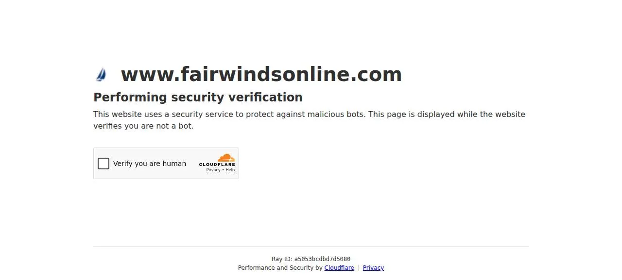 Fairwinds Automotive website