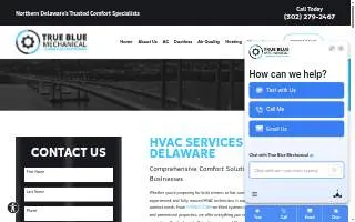 True Blue Mechanical of Glasgow website