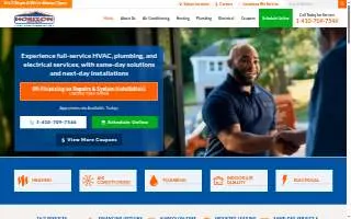 Horizon Services - Air Conditioning, Heating, Plumbing & Electrical of Brookside website