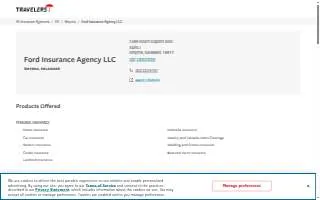Ford Insurance Agency of Smyrna website