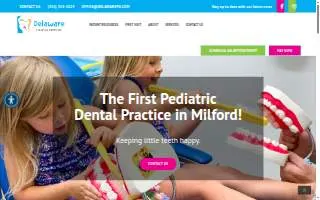 Delaware Pediatric Dentistry website