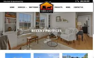 Yoder & Sons Construction LLC website