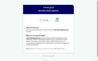 Thales Builders Corporation.
