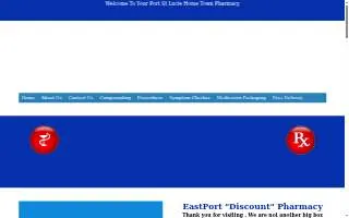 Eastport Pharmacy website