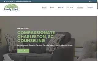 Family First Therapy of Charleston website