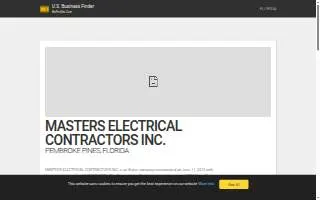Masters Electrical Contractors, Inc. website