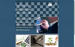 Cornerstone Tax and Accounting Services website
