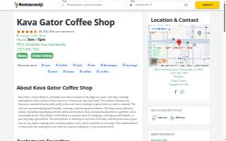 Kava Gator Coffee Shop