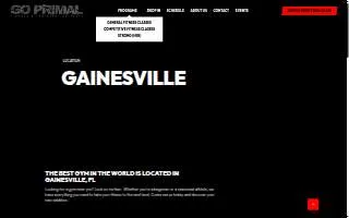Go Primal Fitness website
