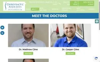 Chiropractic Associates of Gainesville website