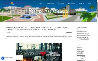 Rock Fitness - Miramar website