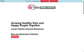 Shores Animal Hospital of Gainesville website