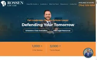 Rossen Law Firm of Miramar website