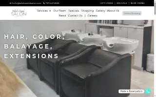 White Sand Salon website