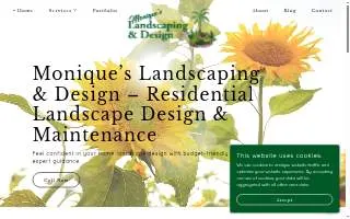 Monique's Landscaping & Design, LLC website