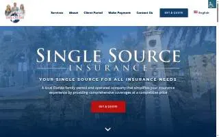 Single Source Insurance website