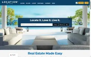 LoKation Real Estate Brokerage website