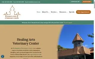 Healing Arts Veterinary Center of West Palm Beach website