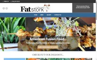 Fat Stork Restaurant of Davie website