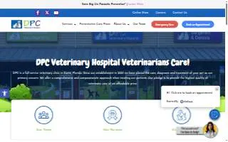DPC Veterinary Hospital of Davie website