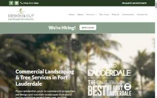 Design & Cut Landscape Services Inc website