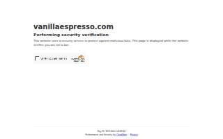Vanilla Espresso French Café