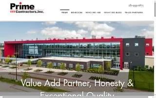 Prime Contractors website