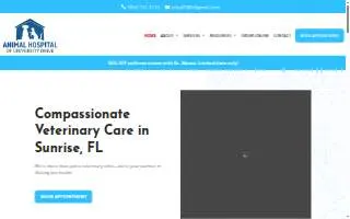 Animal Hospital of University Drive website