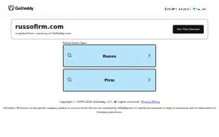 The Russo Firm - Boca Raton website