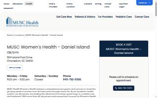 MUSC Women's Health - Daniel Island