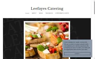 Leefayes Catering of Deltona website