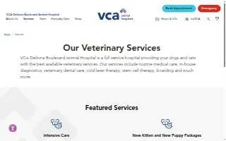VCA Deltona Boulevard Animal Hospital website