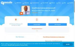GreatFlorida Insurance: Brian Lariviere of Fort Myers website