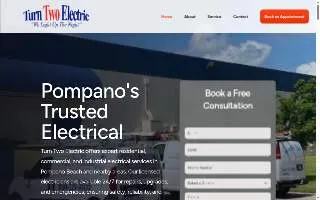 Turn Two Electric website