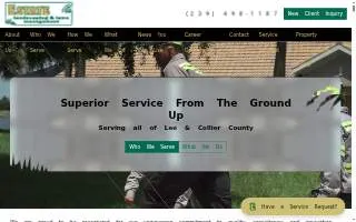 Estate Landscaping & Lawn Management website